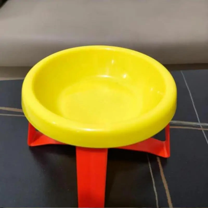 1Pc New Spine Protection Pet Bowl High Feet Neck Protection Cat Bowl With Stand Pet Food Bowl Pet Supplies‘