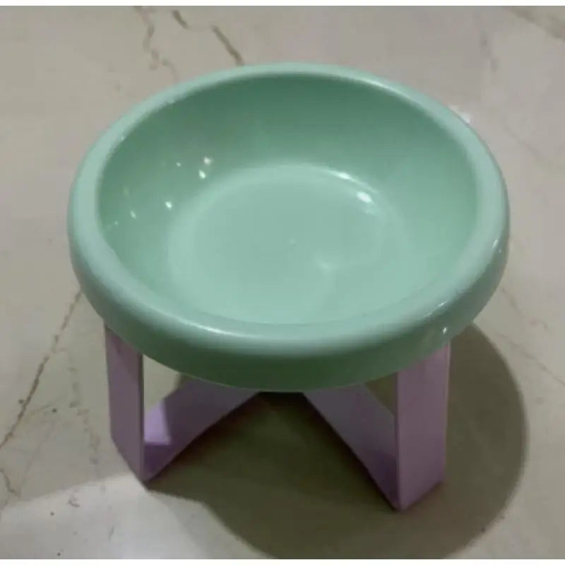 1Pc New Spine Protection Pet Bowl High Feet Neck Protection Cat Bowl With Stand Pet Food Bowl Pet Supplies‘