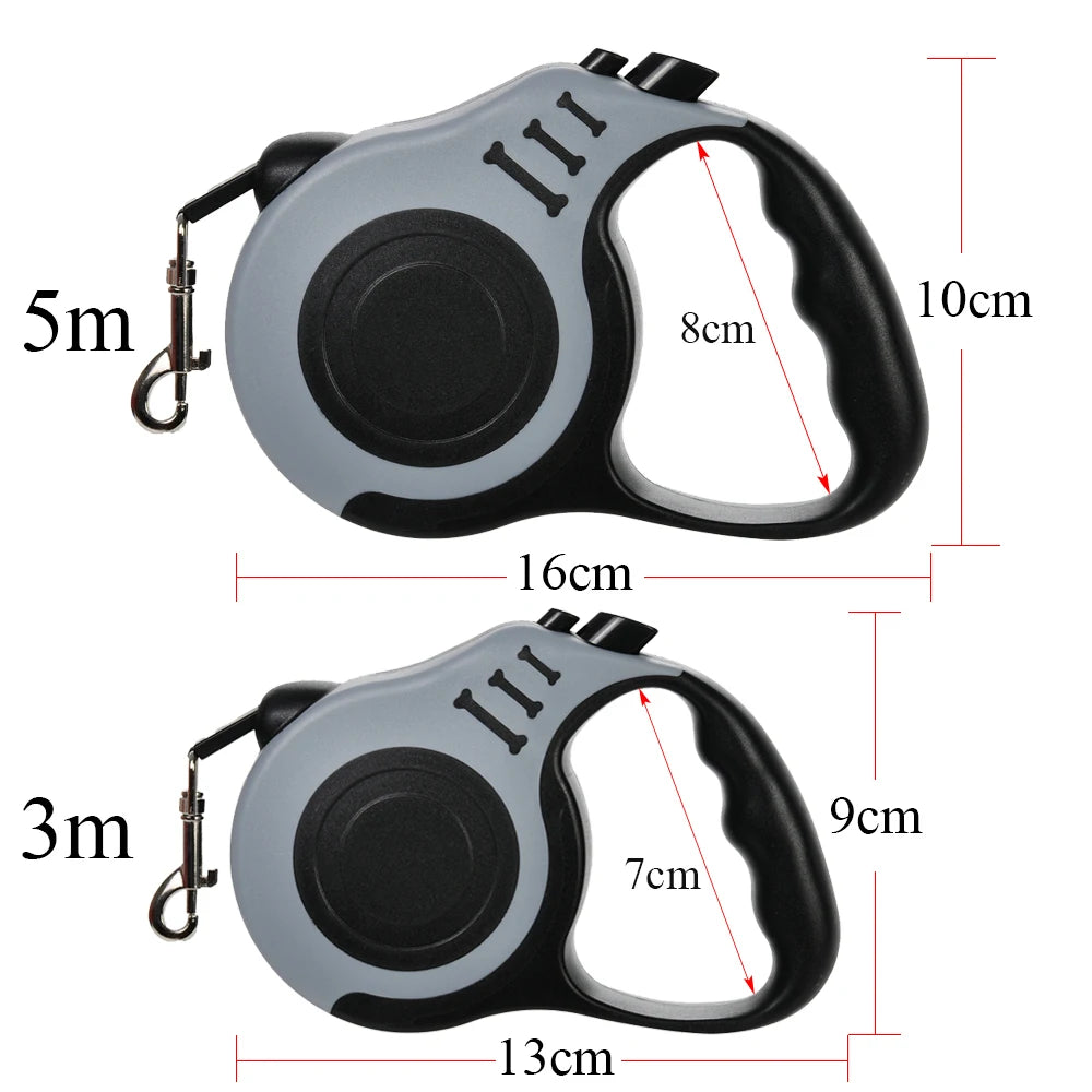 3m 5m Dog Leash Strong Nylon Puppy Lead For Small Medium Large Dogs Cats Automatic